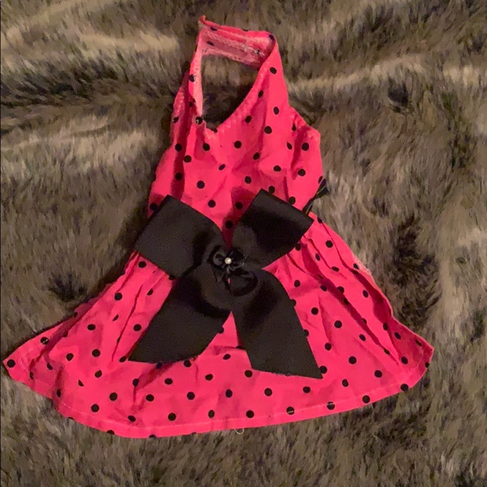 Pink dog dress